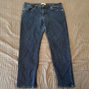 Brooksfield Dark Blue Denim Jeans - SZ 36/30 Straight Fit
